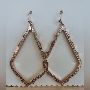 Kendra Scott Sophee Rose Gold Drop Earrings